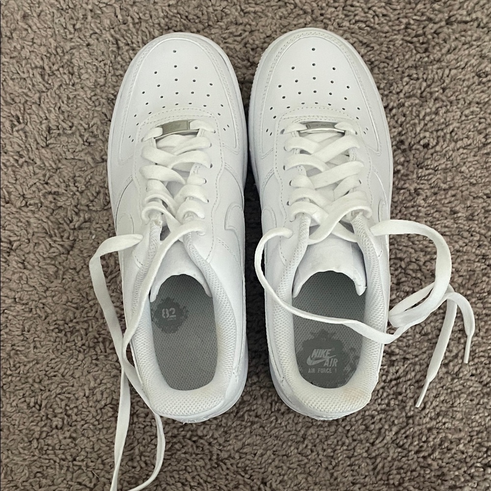 Nike Air Force 1 All-White Sneakers